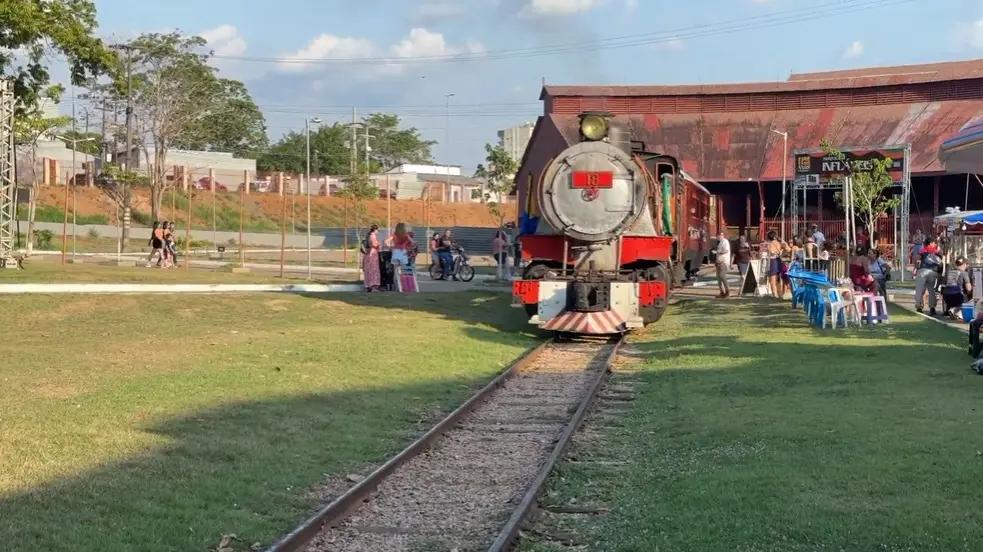 Retorno da Locomotiva 18 resgata a história de Porto Velho e emociona gerações