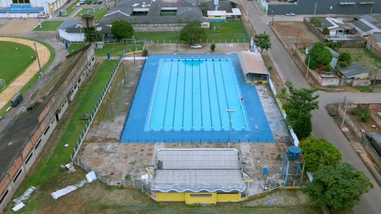 Parque Aquático Vinícius Danin é referência para atletas de Porto Velho