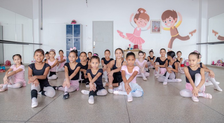 Sala de ballet é reformada com apoio do Tribunal de Justiça de Rondônia.