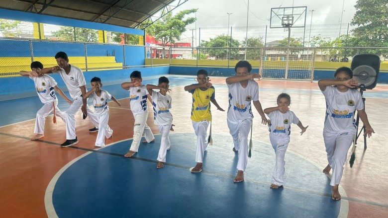 Capoeira transforma vidas de crianças e jovens do programa Talentos do Futuro