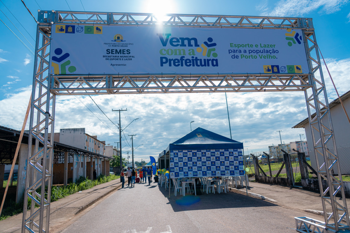 “Vem com a Prefeitura” leva cidadania, saúde e lazer ao Residencial Orgulho do Madeira