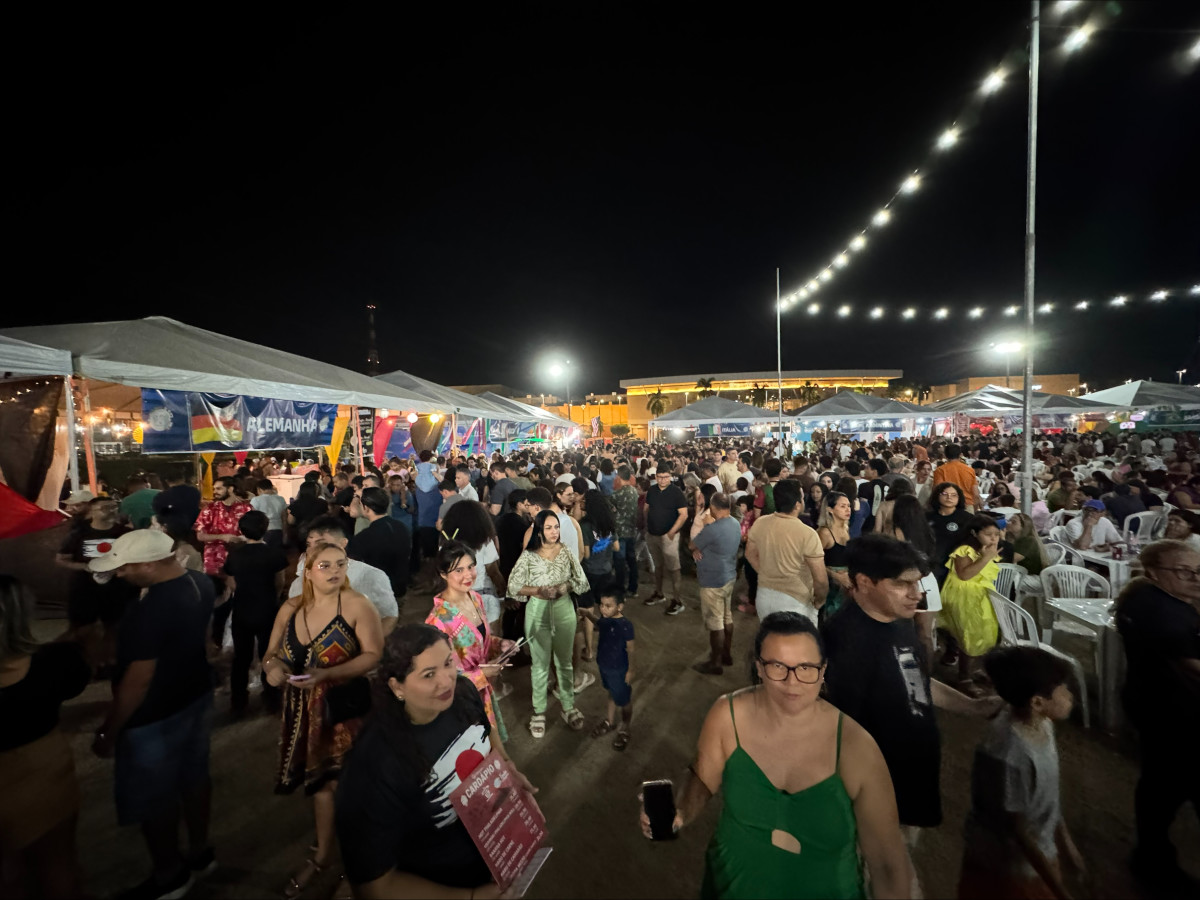 Festa Às Nações encerra com sucesso e reúne milhares de visitantes no Parque da Cidade