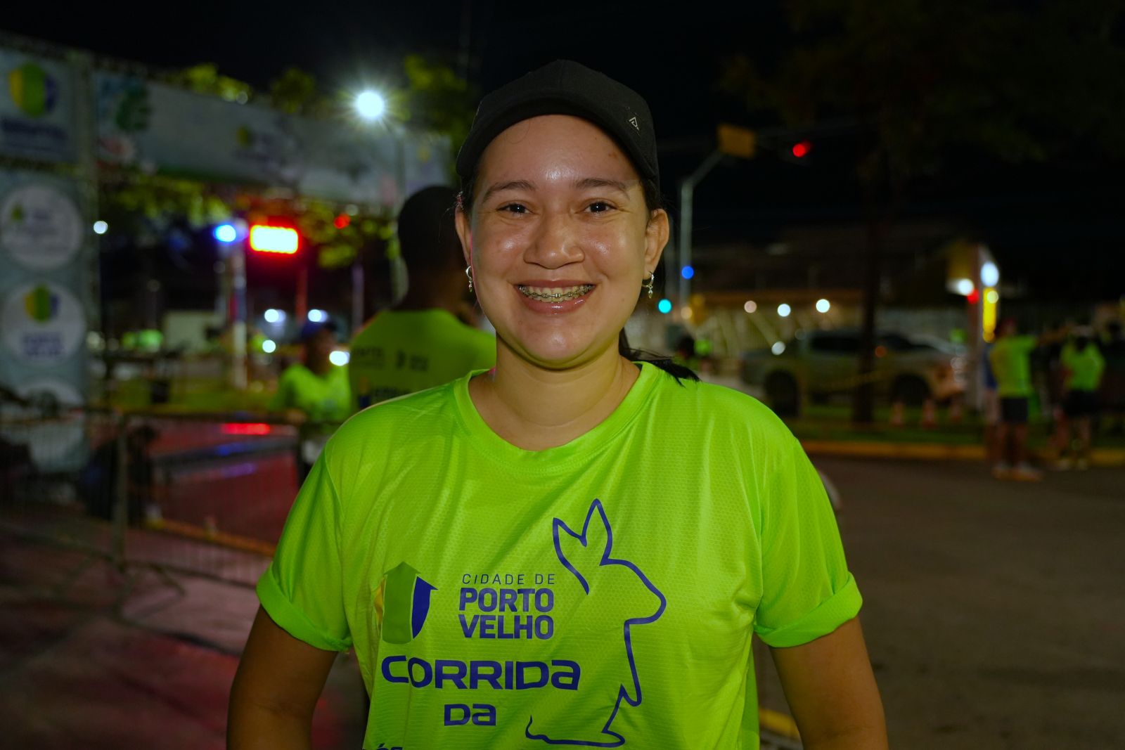 Corrida de Páscoa no Parque da Cidade também atraiu atletas de outros estados, como Eline Deyse