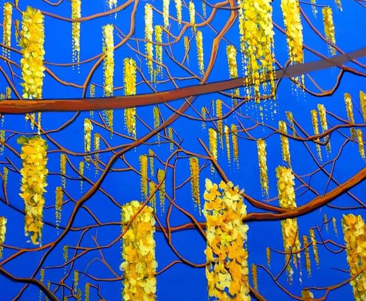 Segundo o artista, a obra é um caleidoscópio de imagens que se refletem na leitura deste meio