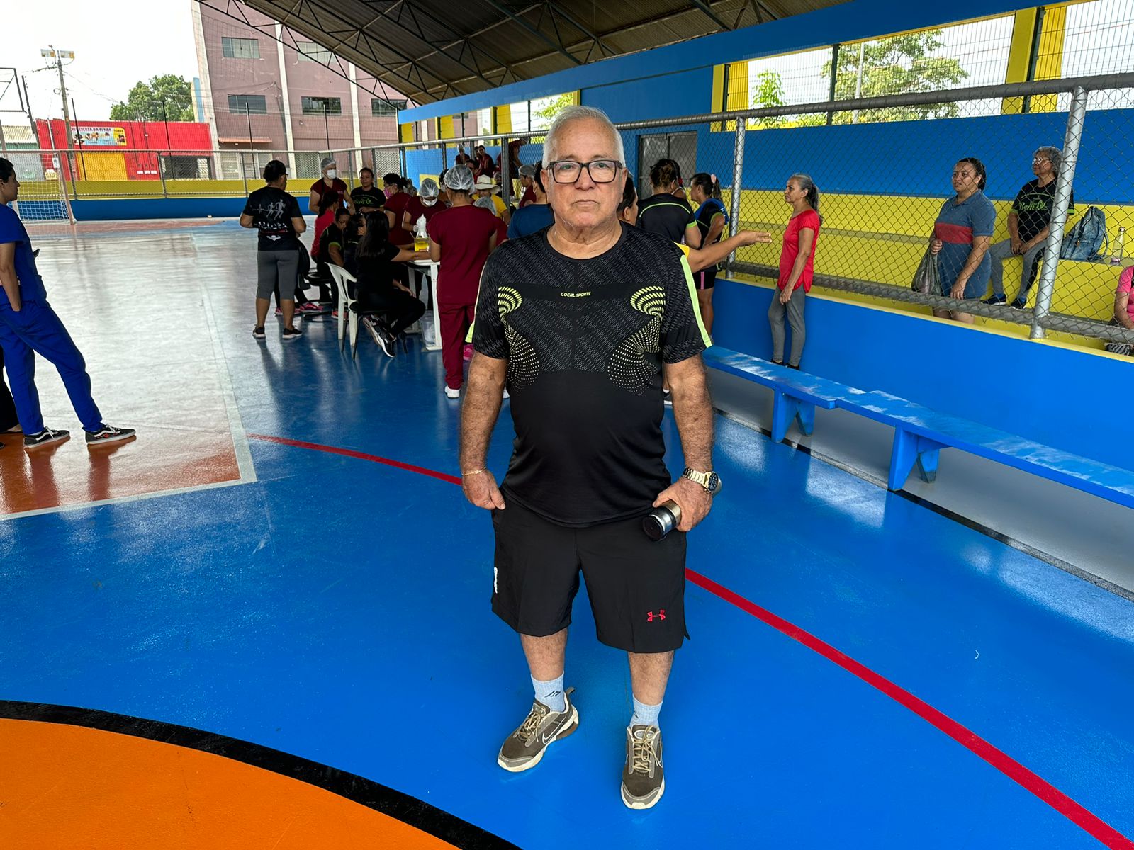 Antônio Rodrigues aproveitou a oportunidade para cuidar da saúde